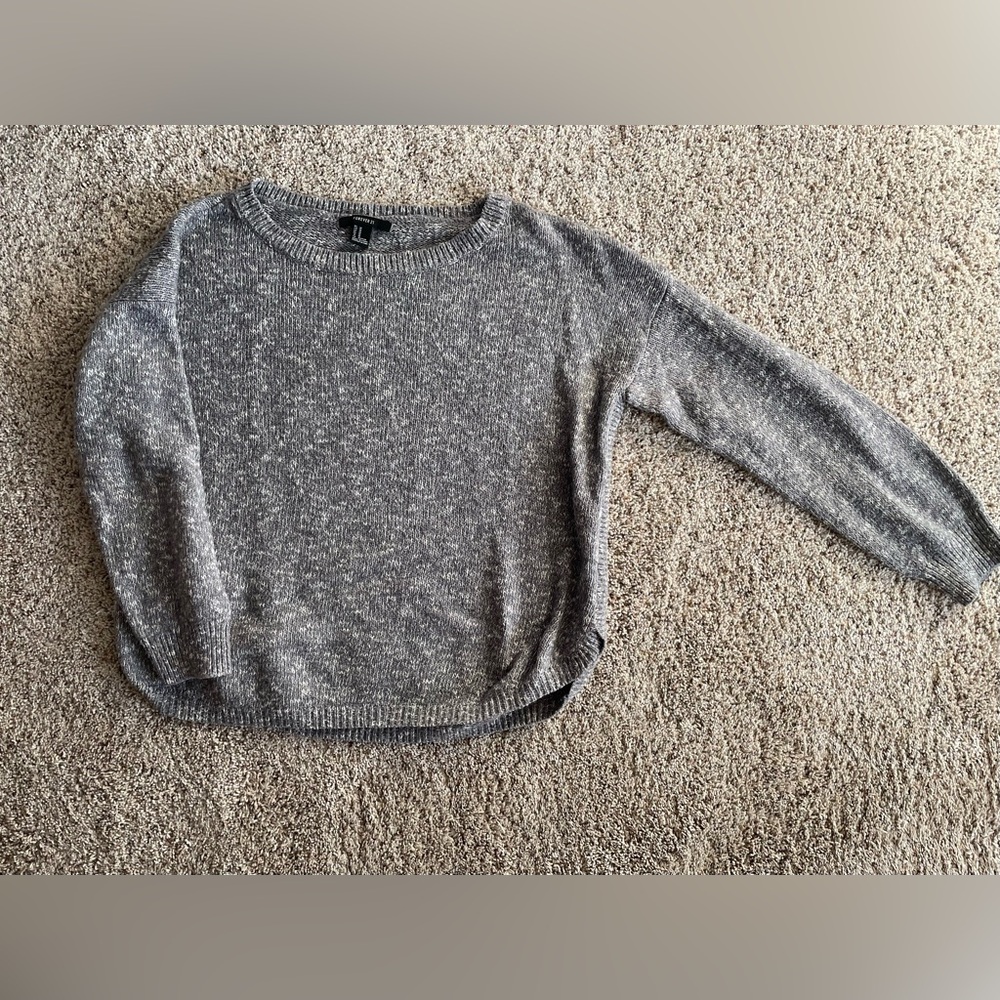 Forever 21 Heathered Gray Women's Sweater